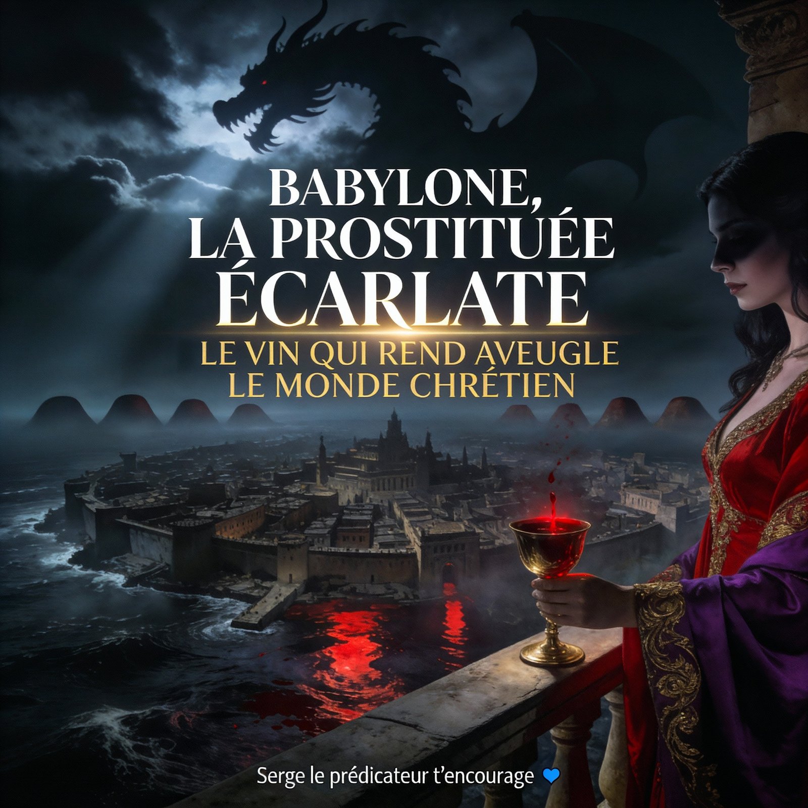 BABYLONE, la PROSTITUÉE ÉCARLATE : Le vin qui rend AVEUGLE le monde chrétien