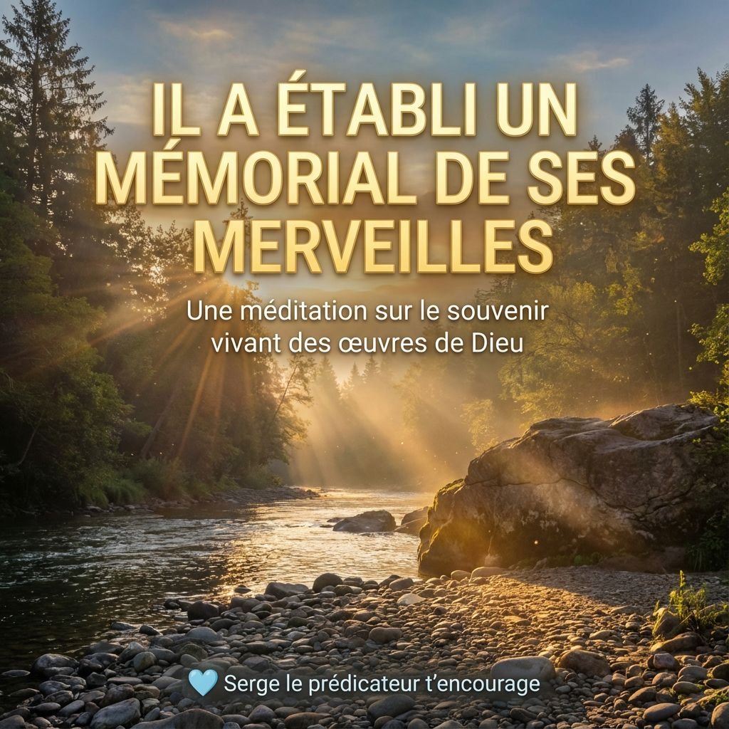 Il a établi un MÉMORIAL de ses merveilles