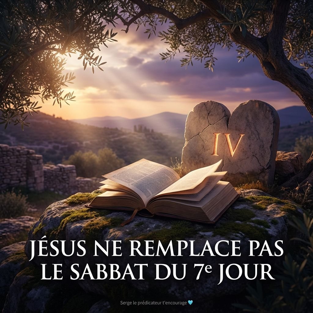 Jésus NE REMPLACE PAS le sabbat du 7e jour