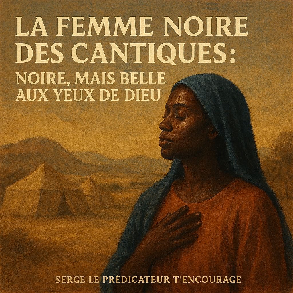 La FEMME NOIRE des Cantiques : noire, mais belle aux yeux de Dieu