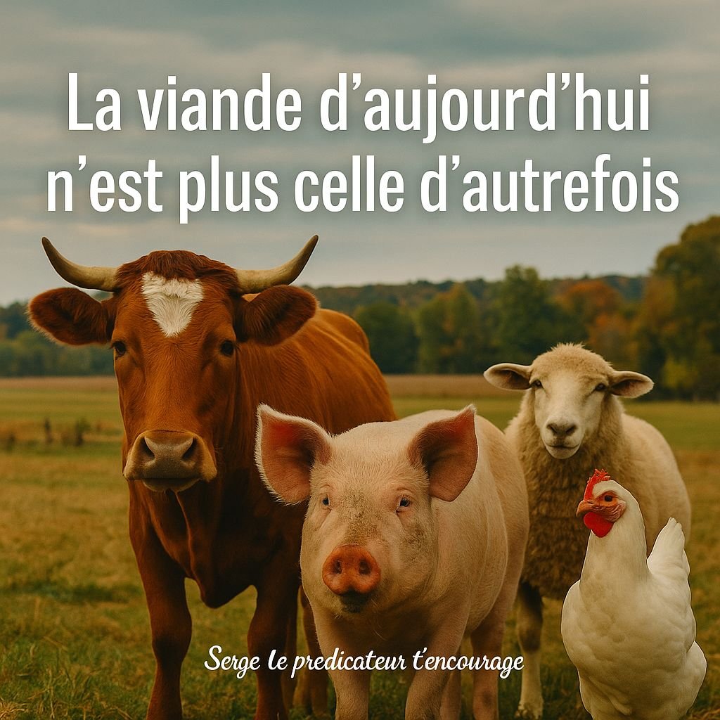La viande d’aujourd’hui n’est plus celle d’autrefois