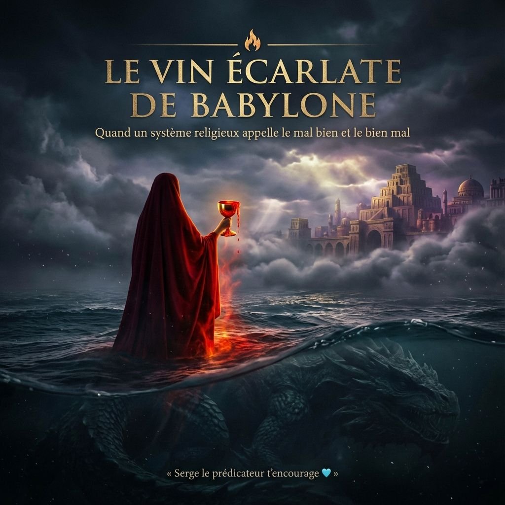 Le VIN ÉCARLATE de BABYLONE : Quand un système religieux appelle le mal bien et le bien mal