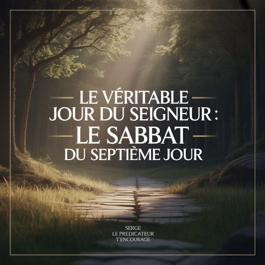 Le Véritable « JOUR du SEIGNEUR » : le sabbat du septième jour, et non le dimanche