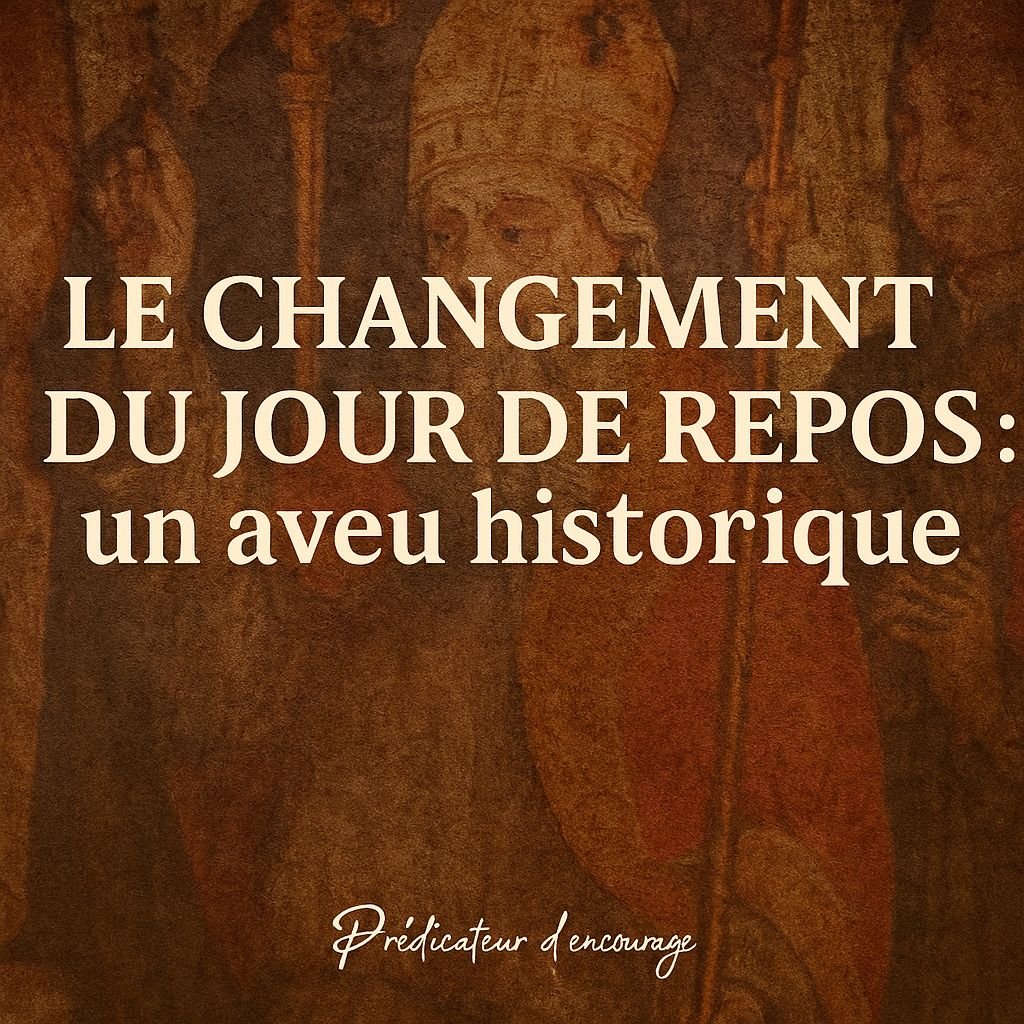 Le changement du jour de repos : un aveu historique