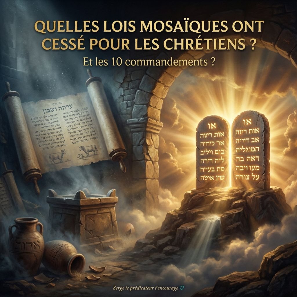 Quelles lois mosaïques ont cessés pour les chrétiens