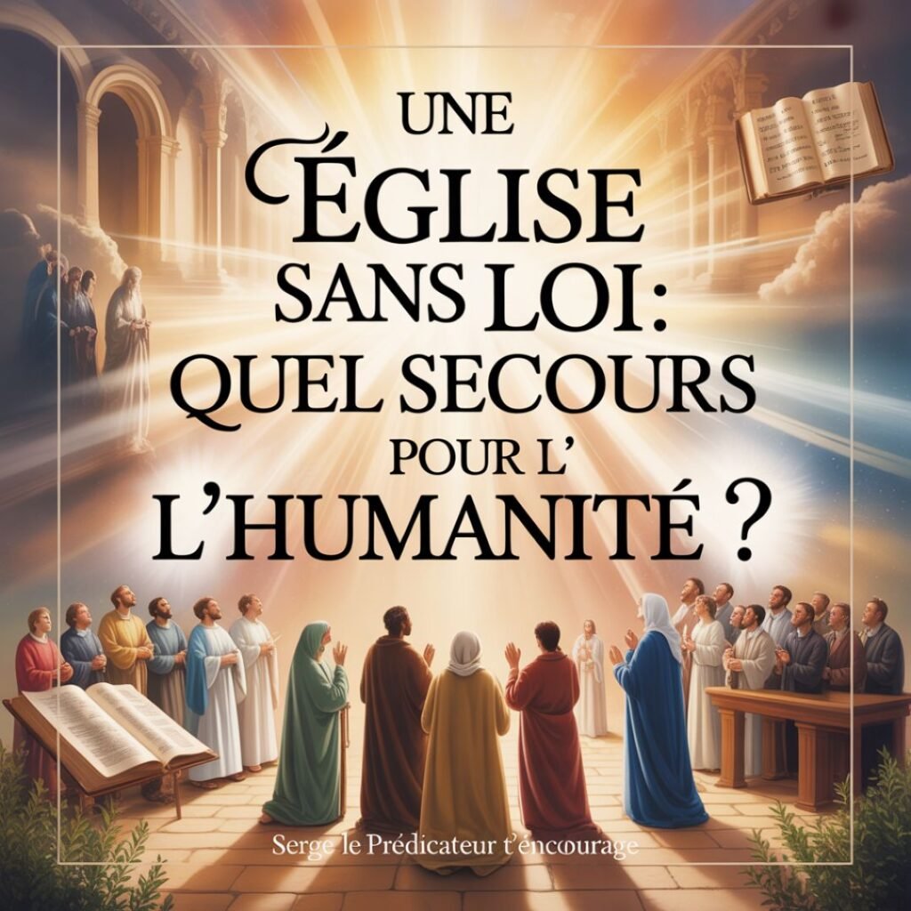 Une Église SANS loi : Quel secours pour l’humanité