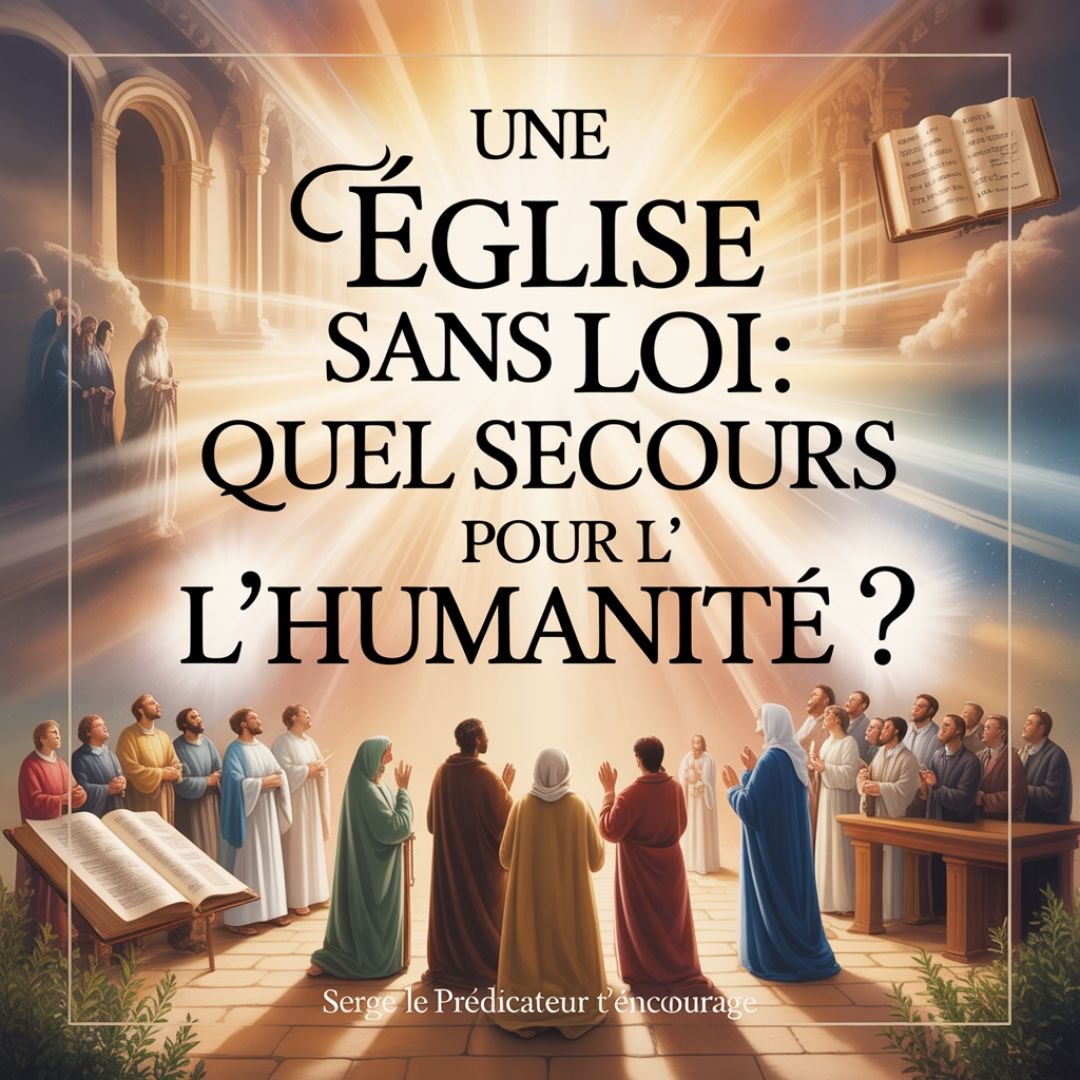 Une Église SANS loi : Quel secours pour l’humanité