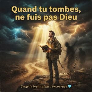 Quand tu tombes, ne fuis pas Dieu