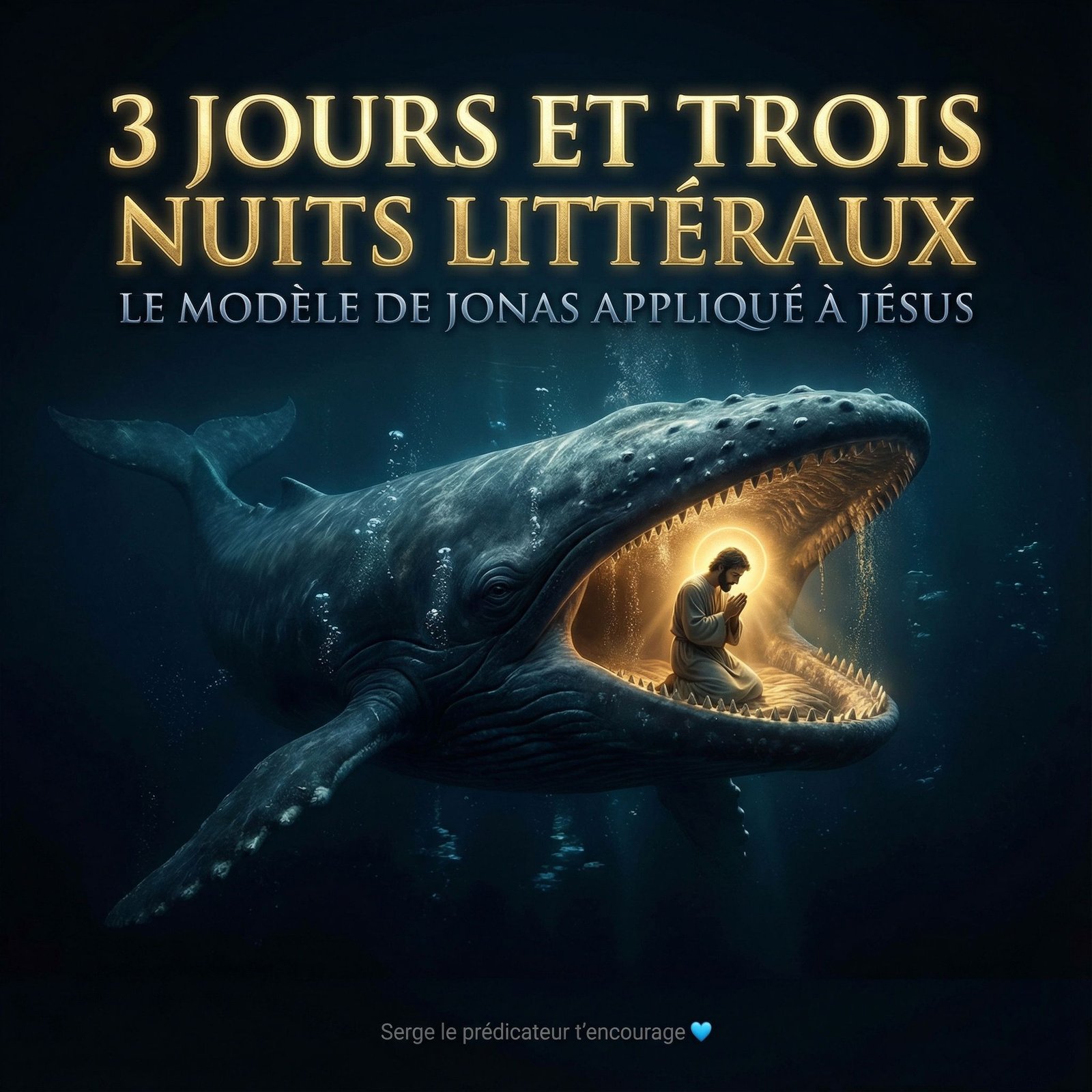 3 jours et trois nuits littéraux : le modèle de Jonas appliqué à Jésus
