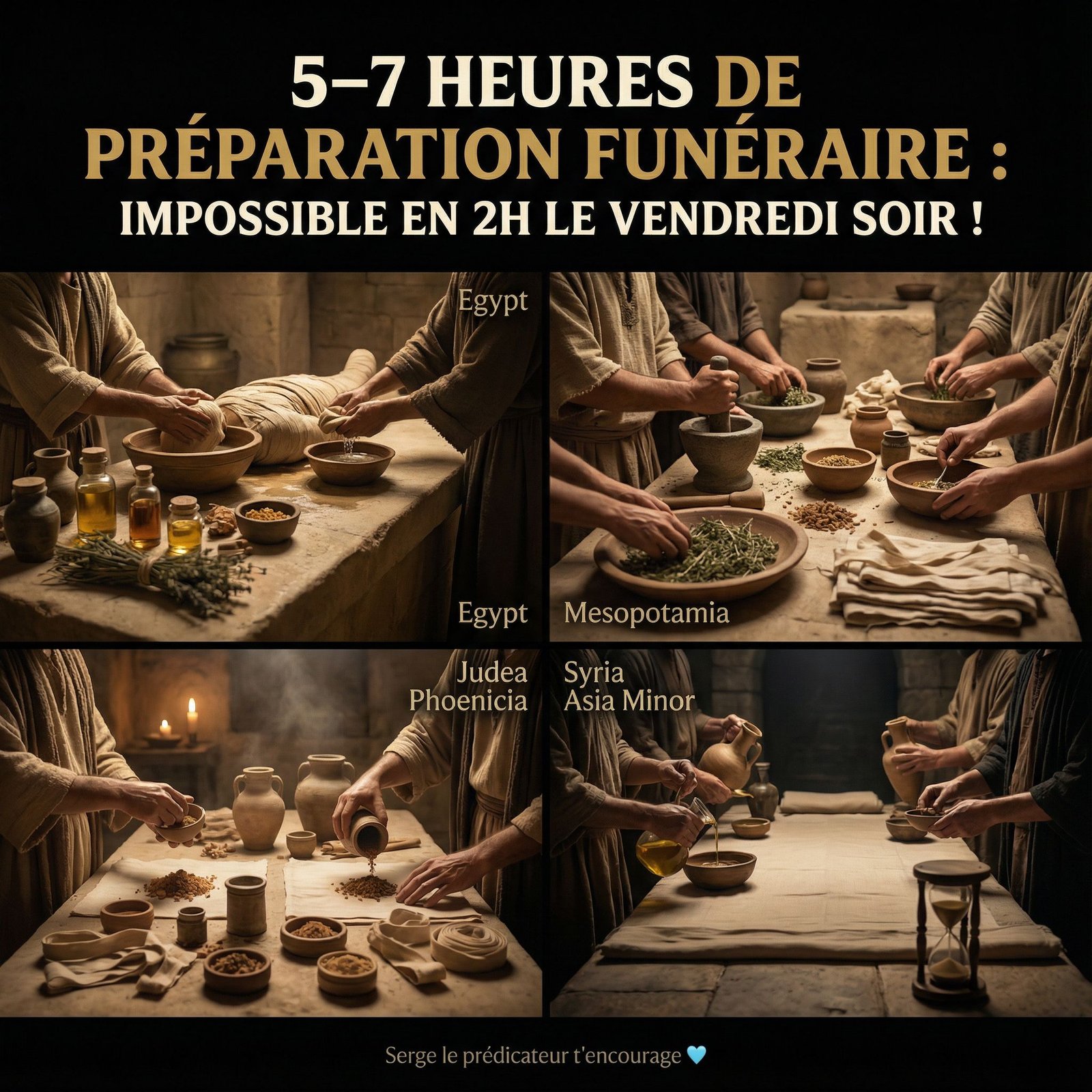 5-7 heures de préparation funéraire : impossible en 2h le vendredi soir !
