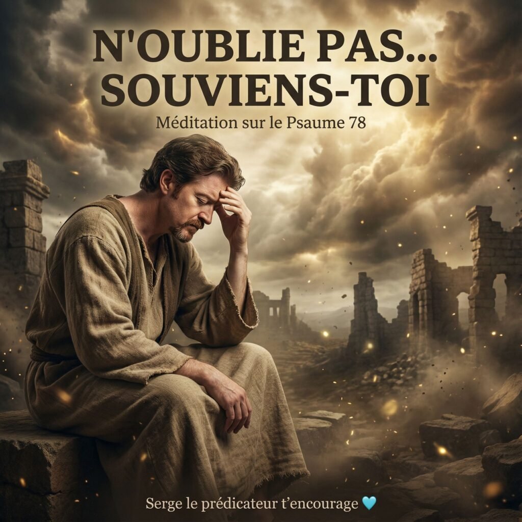 Afin qu’ils N’OUBLIENT pas…