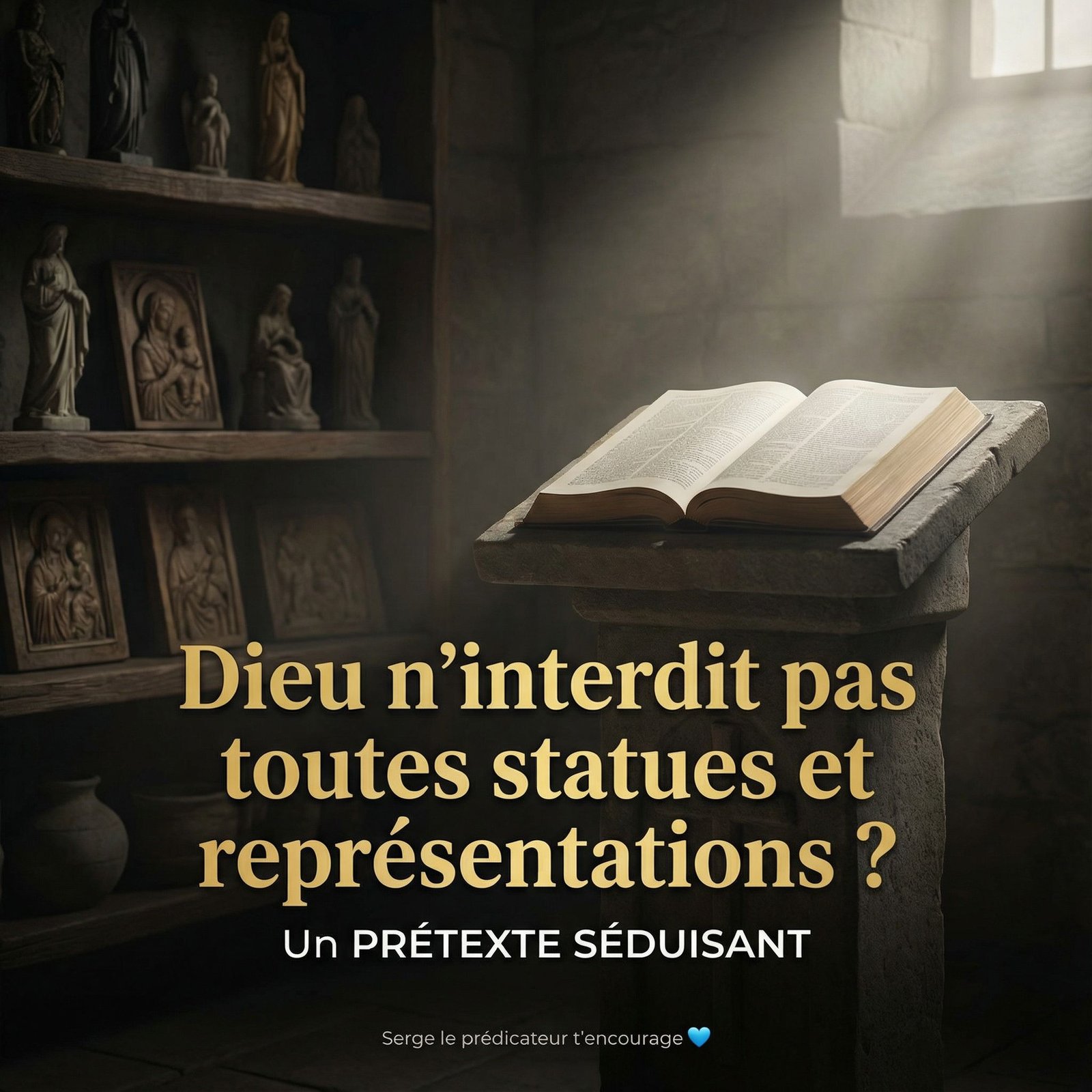 Dieu n’interdit pas toute statue et représentation