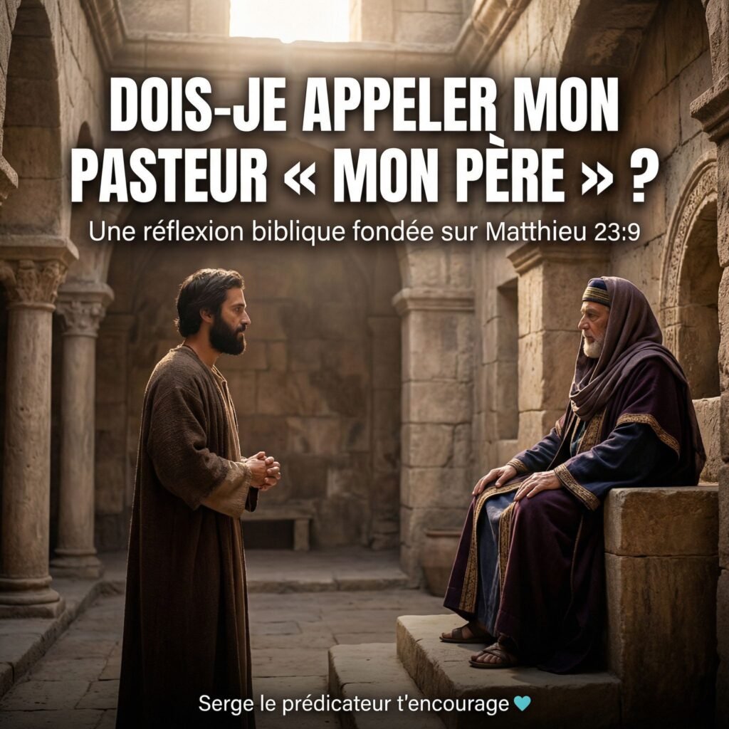 Dois-je appeler mon pasteur « mon père »