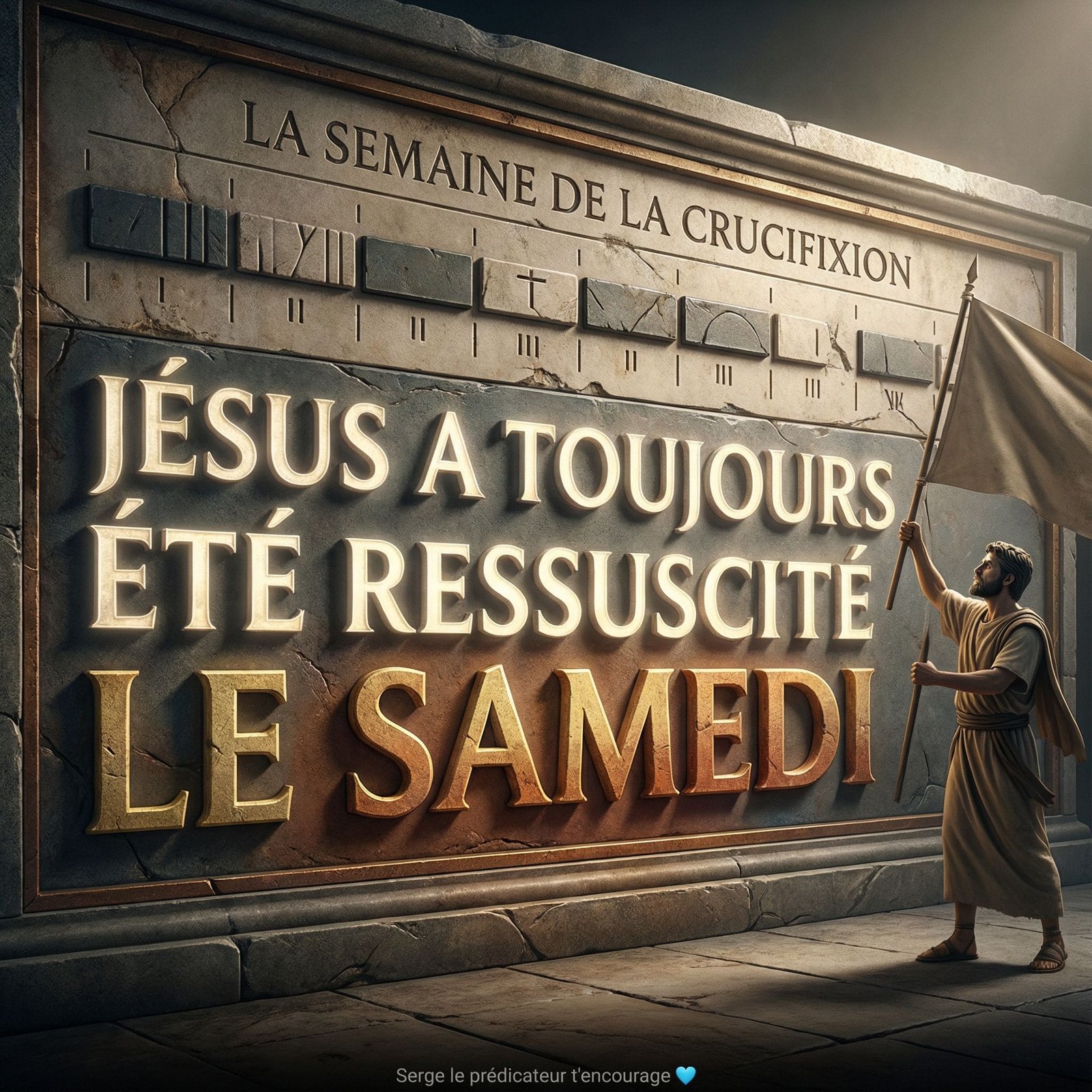 Jésus a TOUJOURS été ressuscité le SAMEDI