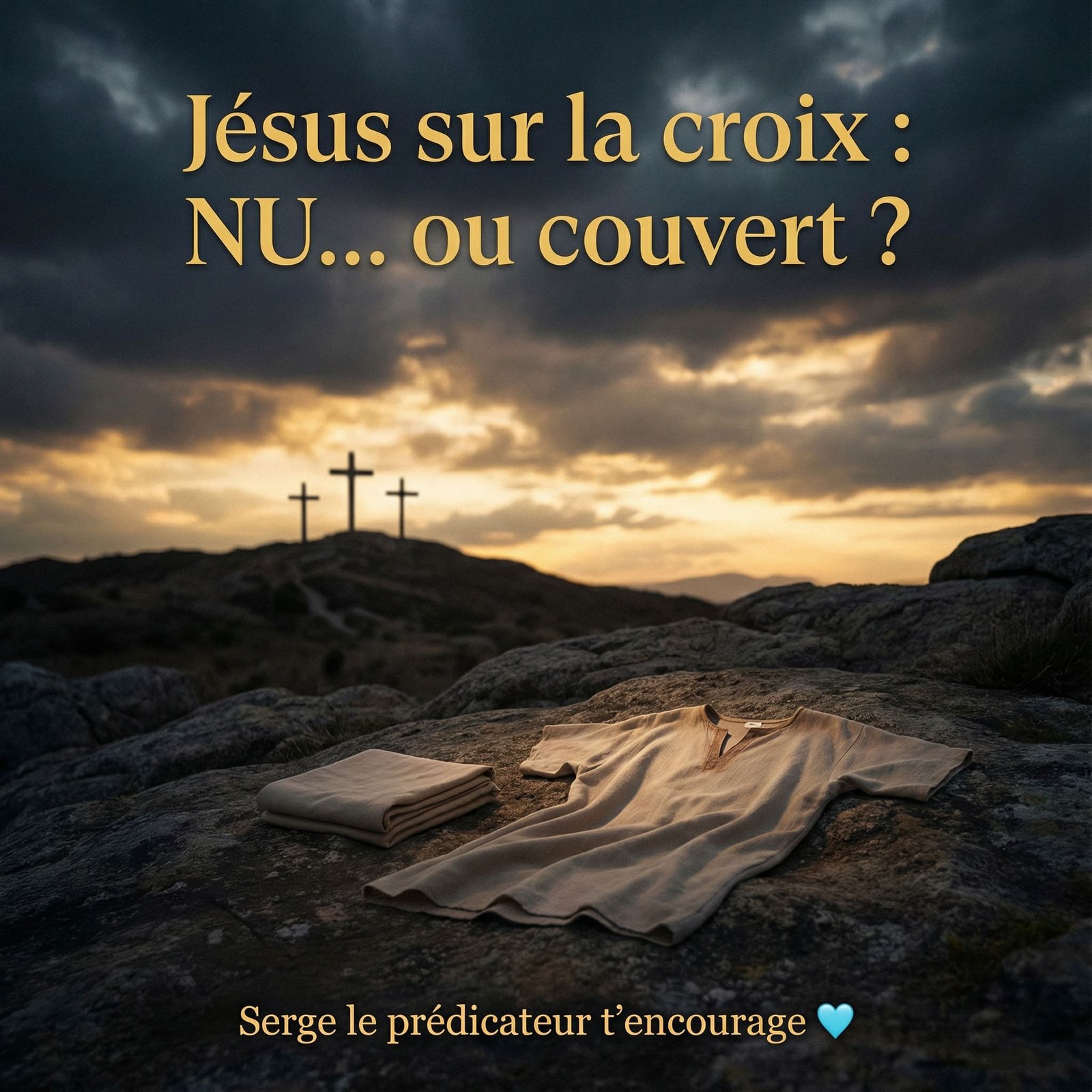 Jésus sur la croix : nu… ou couvert