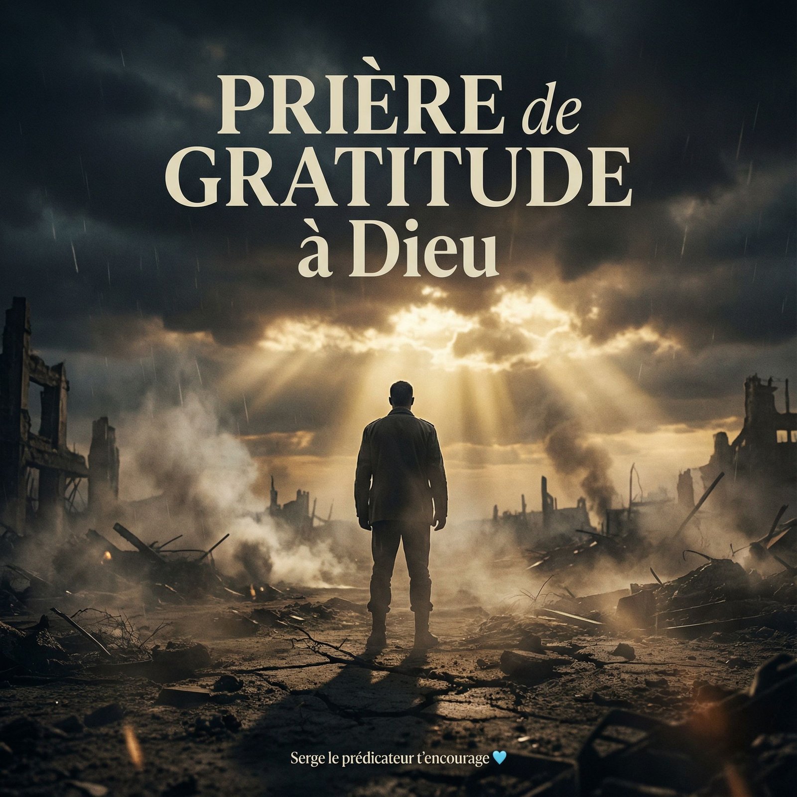 Prière de GRATITUDE à Dieu