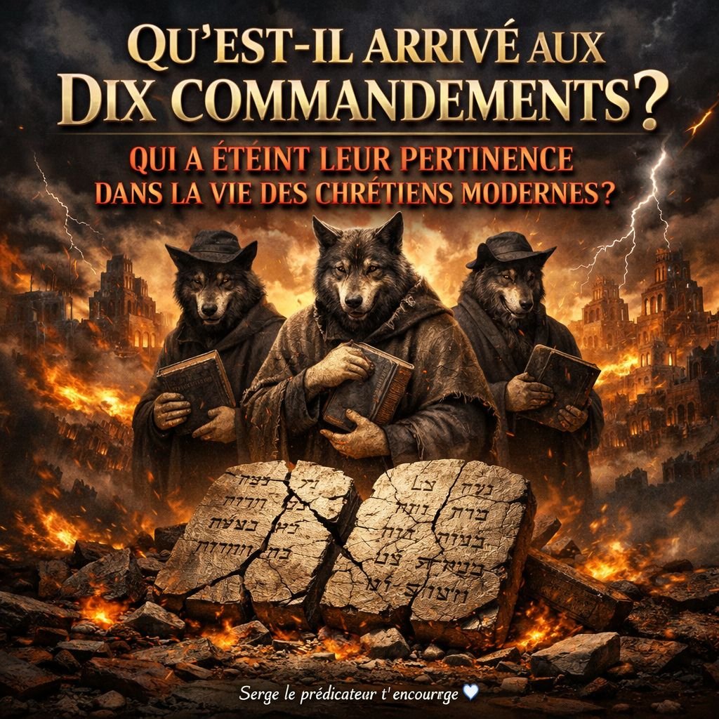 Qu’est-il arrivé aux DIX COMMANDEMENTS