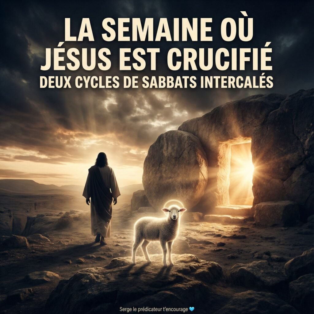 a semaine où Jésus est crucifié : deux sabbats intercalés sur trois jours