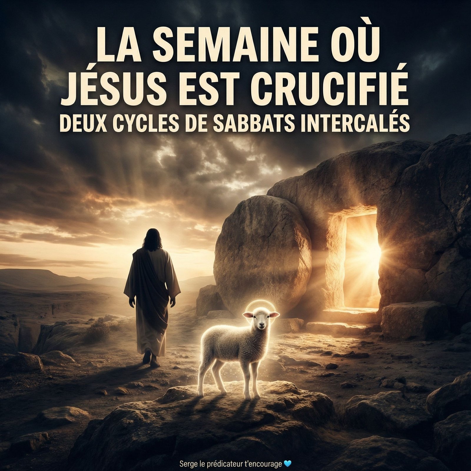 a semaine où Jésus est crucifié : deux sabbats intercalés sur trois jours