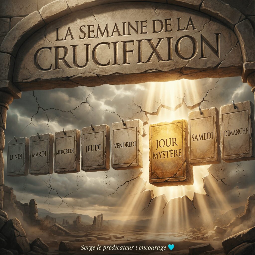 LE JOUR MYSTÈRE DE LA TRADITION : IMPOSSIBLE DE TOUT FAIRE EN UN VENDREDI