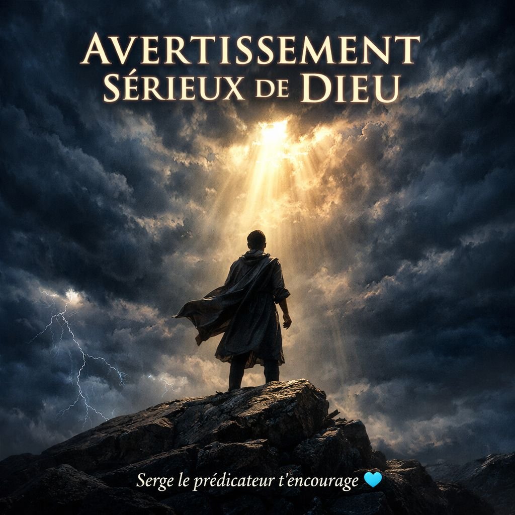 AVERTISSEMENT SÉRIEUX DE DIEU