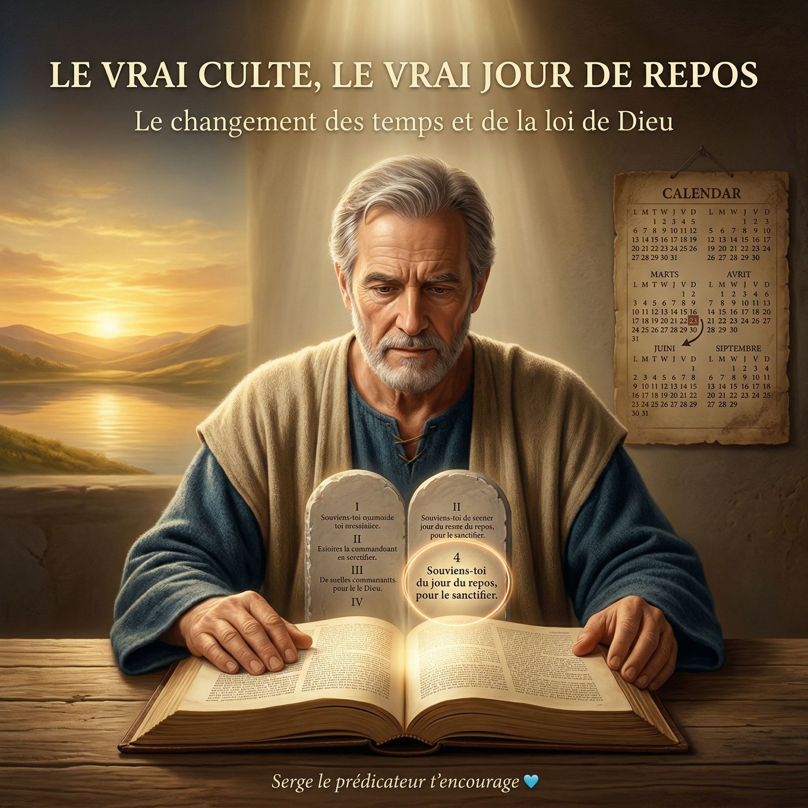 LE VRAI CULTE, LE VRAI JOUR DE REPOS