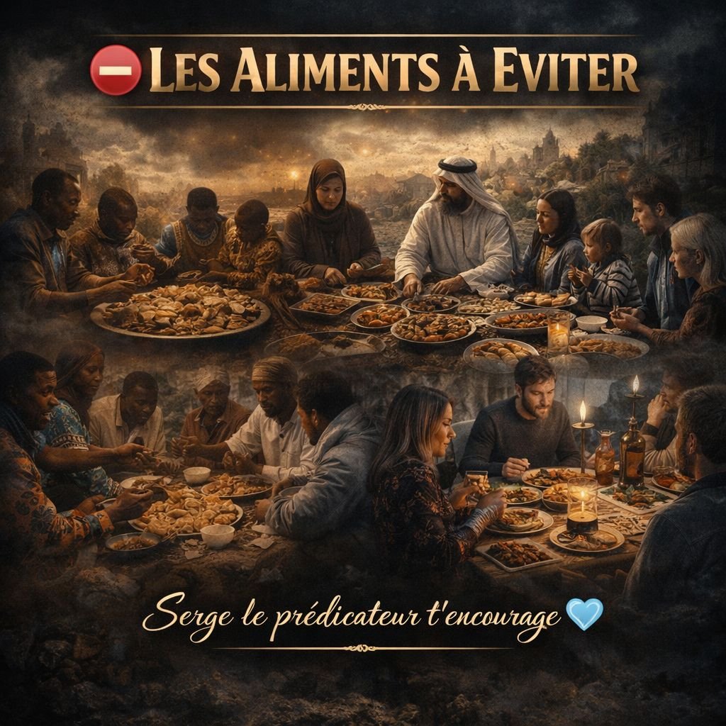 LES ALIMENTS À ÉVITER