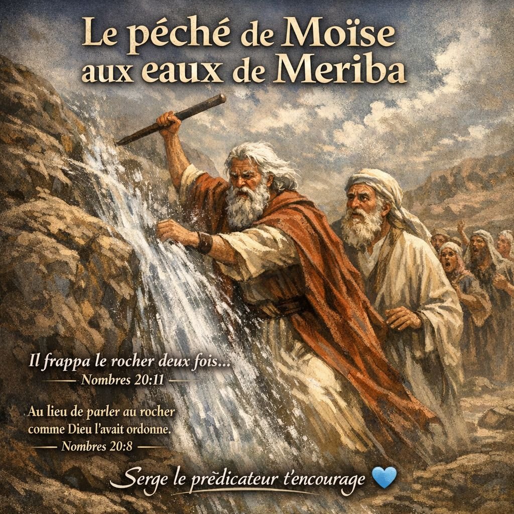 Le PÉCHÉ de Moïse aux eaux de Meriba