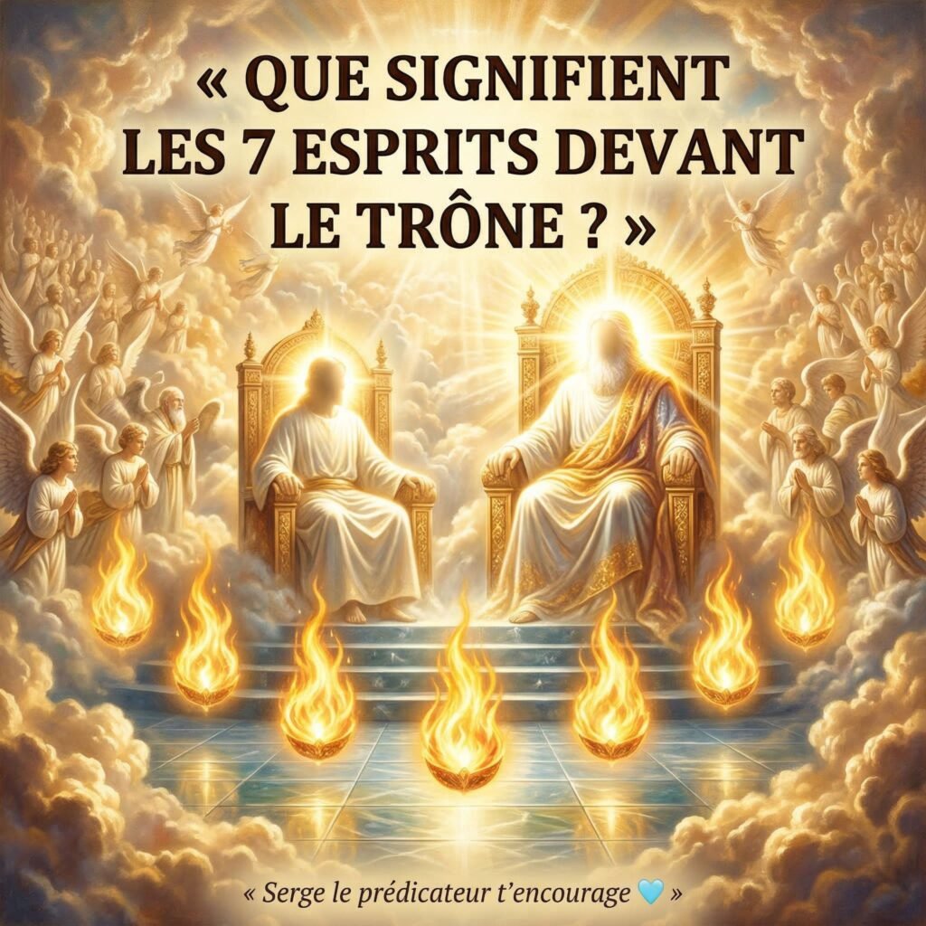 Que signifient vraiment les 7 Esprits devant le trône