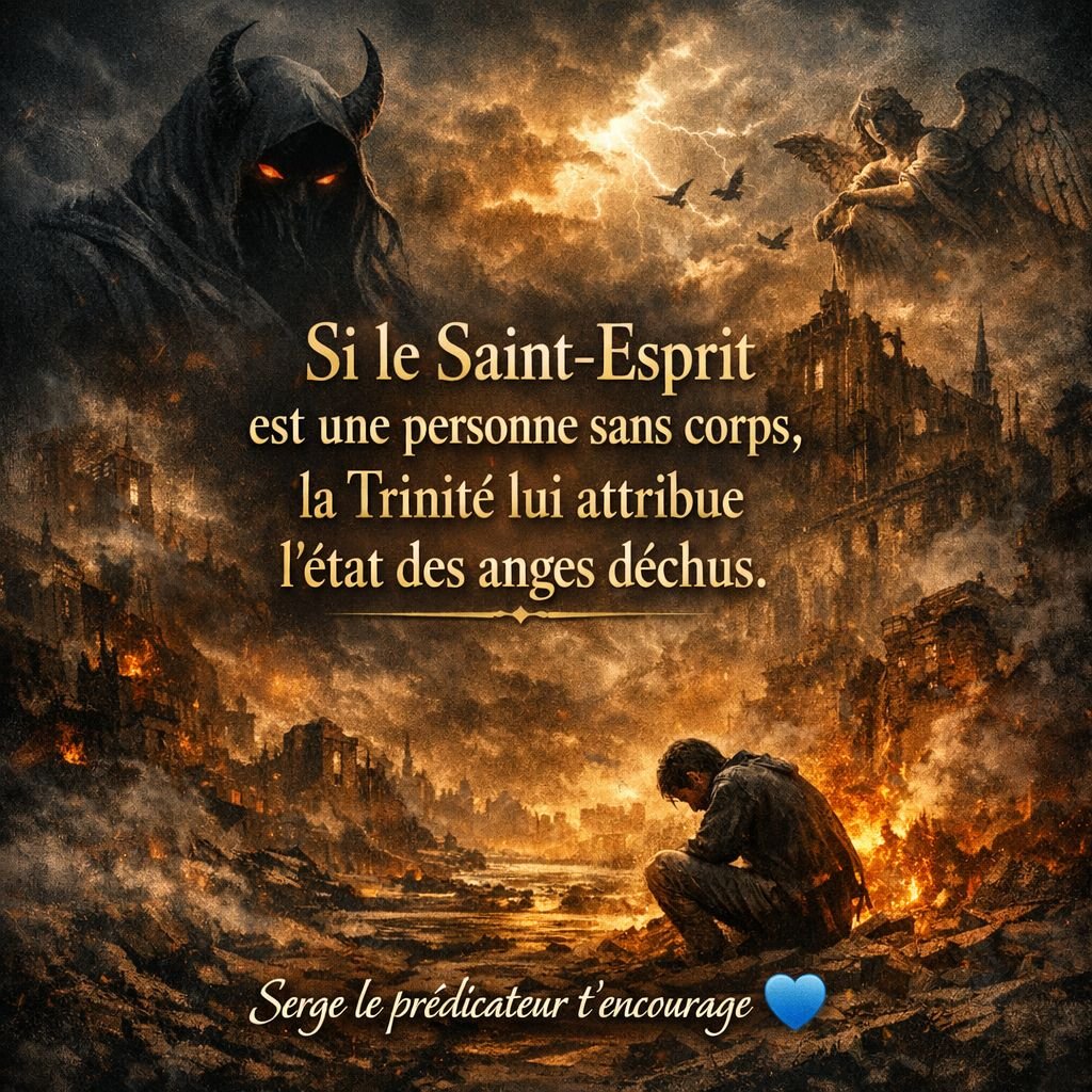 Si le Saint-Esprit est une personne sans corps, la Trinité lui attribue l'état des anges déchus
