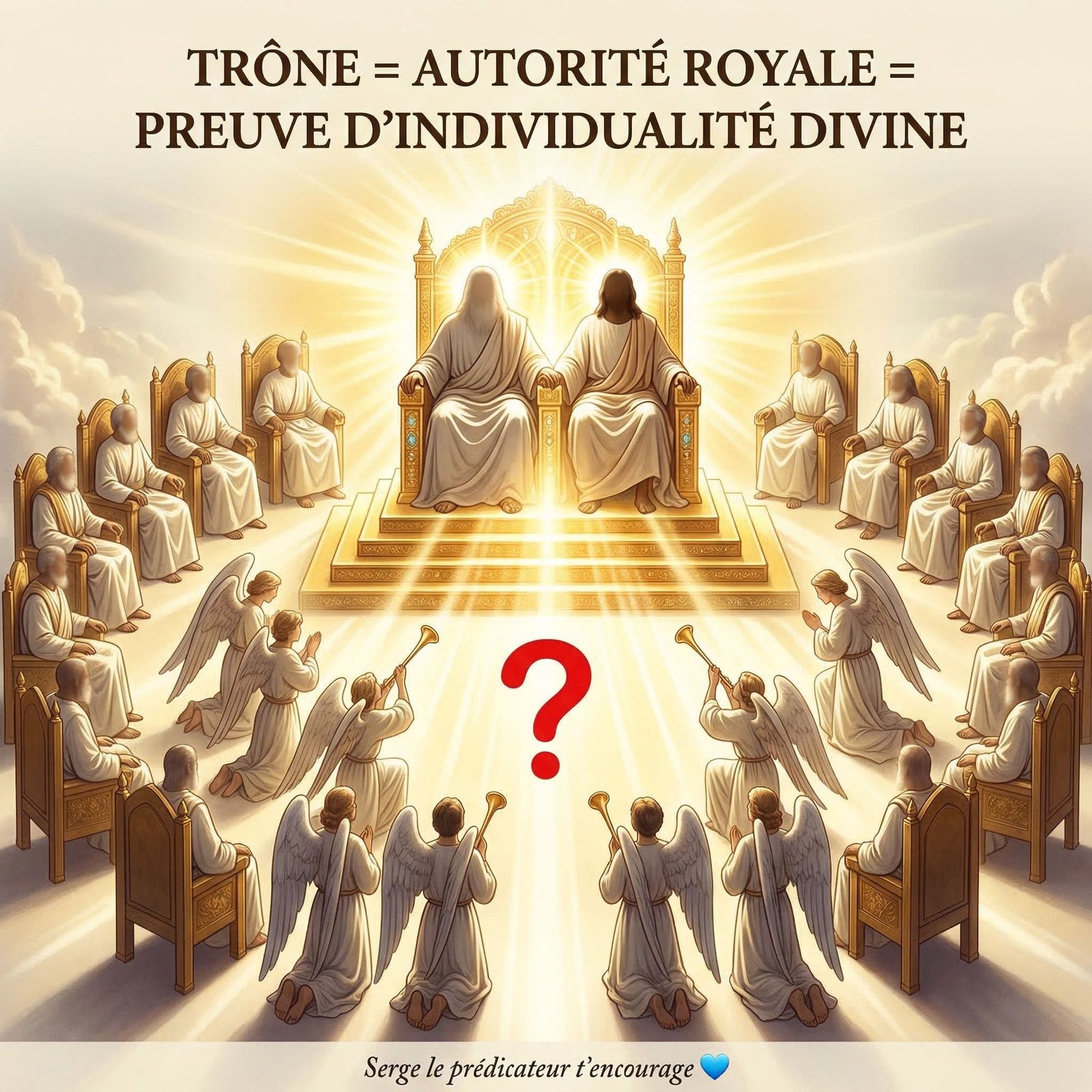 Trône = Autorité Royale = Preuve d’Individualité Divine