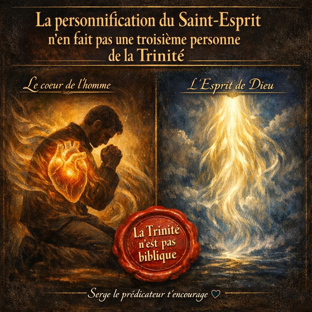 a personnification du Saint-Esprit n'en fait pas une troisième personne de la Trinité