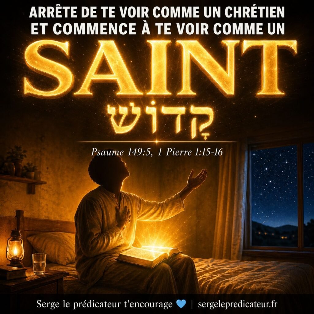 Arrête de te voir comme un chrétien et commence à te voir comme un