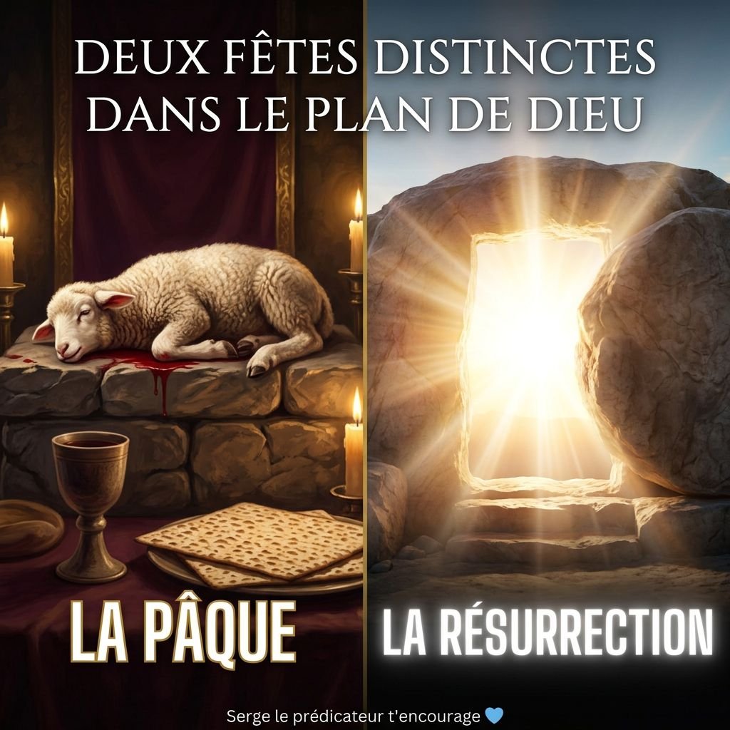La PÂQUE et la RÉSURRECTION : deux fêtes distinctes dans le plan de Dieu
