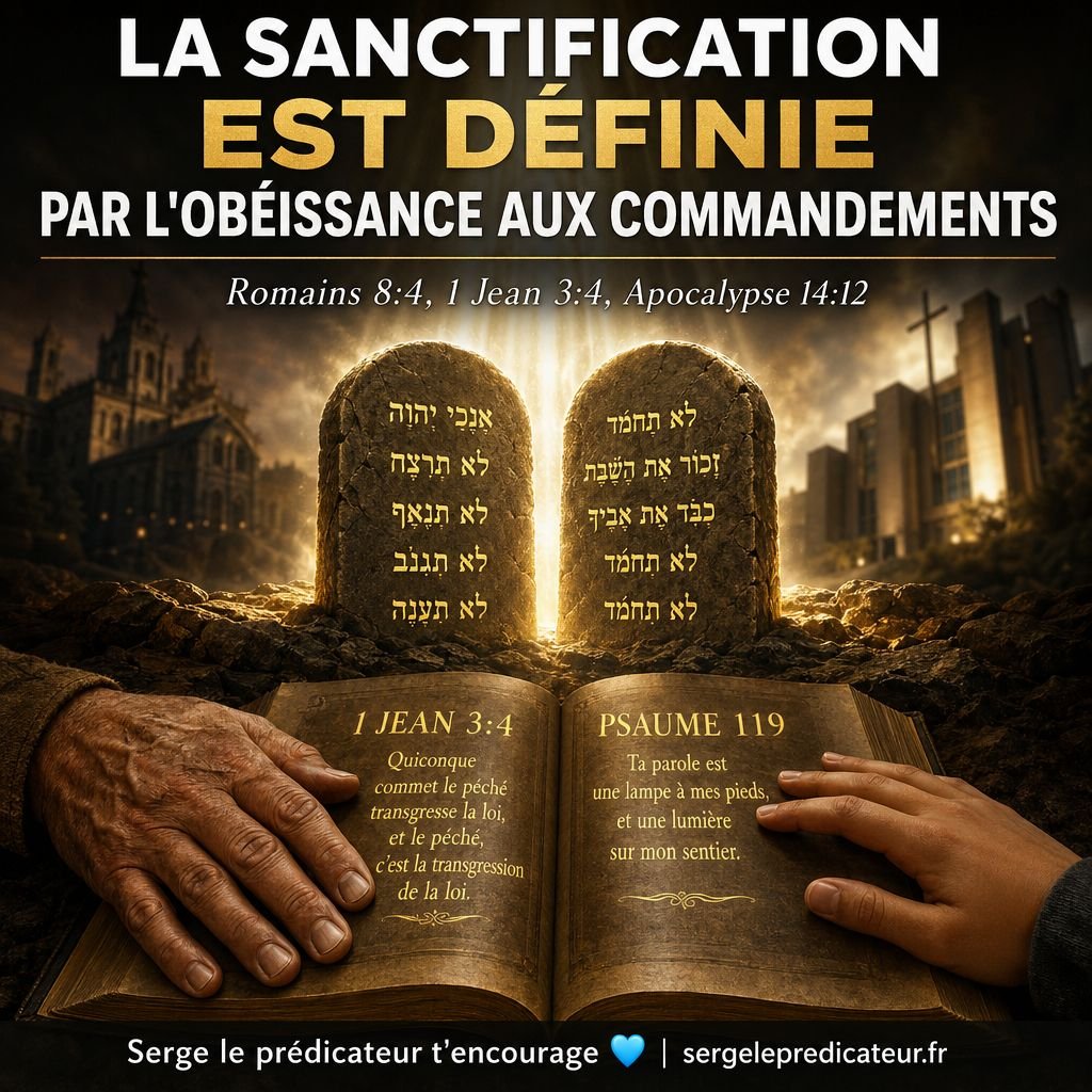 La sanctification est définie par l'obéissance aux commandements : pourquoi beaucoup d'Églises ne l'enseignent plus