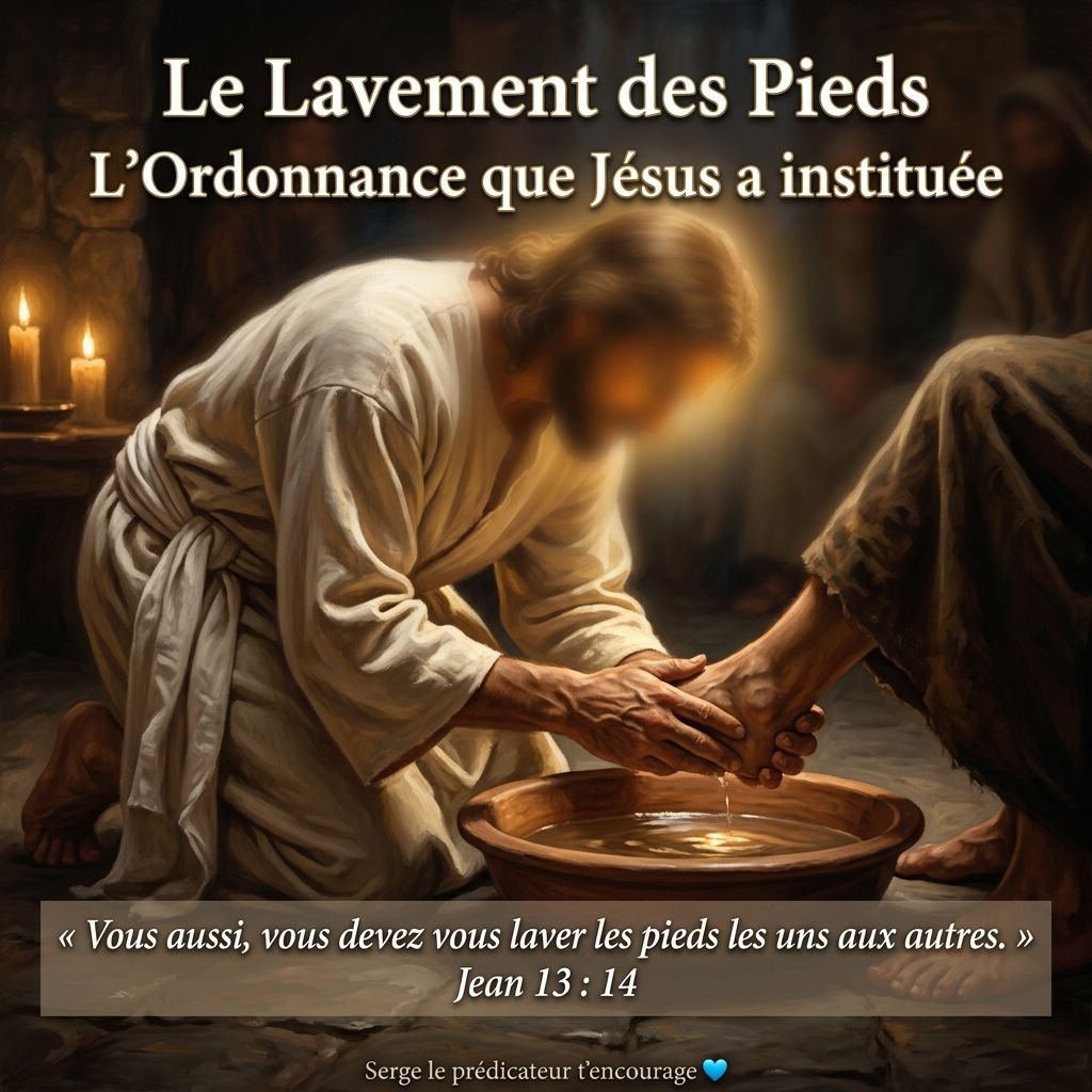 Le LAVEMENT des pieds c'est pour aujourd'hui ou pas ?