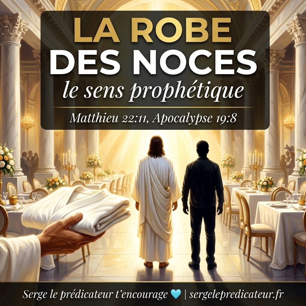 ἔνδυμα γάμου - La robe de noces : ce que Matthieu 22:11 révèle prophétiquement sur le salut