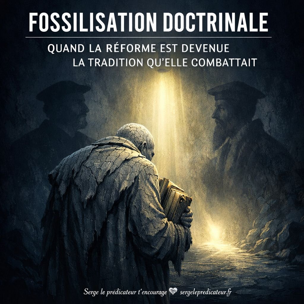 FOSSILISATION doctrinale : quand la Réforme est devenue la TRADITION qu'elle combattait