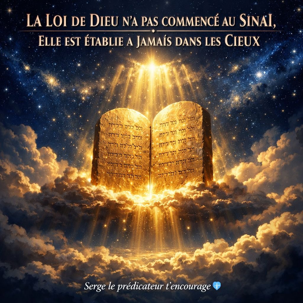 La LOI de Dieu est établie à jamais dans les Cieux