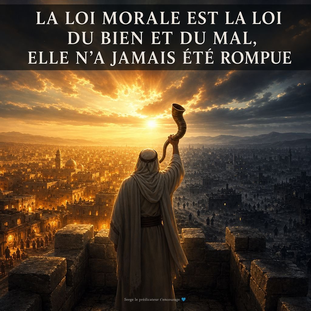 La loi morale est la loi du bien et du mal, elle n'a jamais été rompue