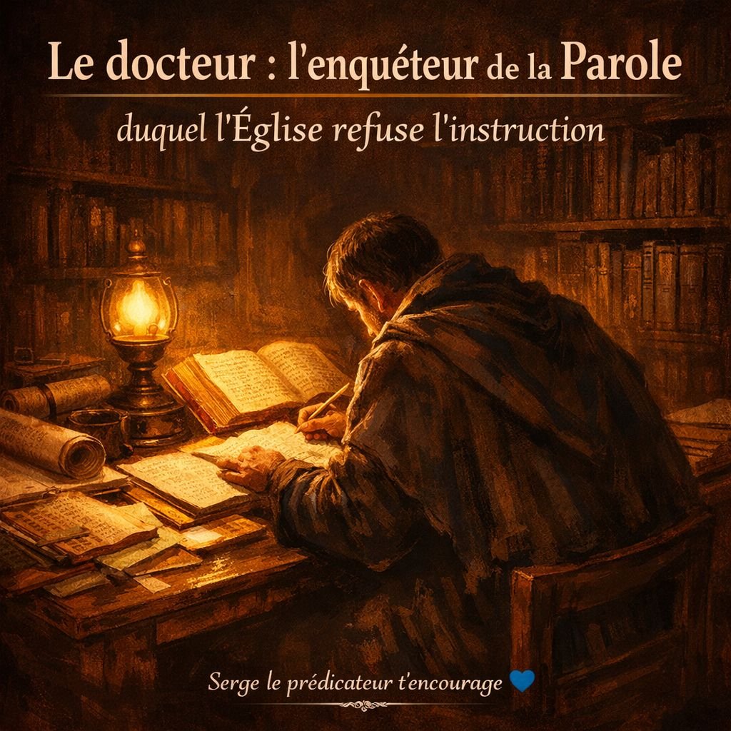 Le docteur : l'enquêteur de la Parole duquel l'Église refuse l'instruction
