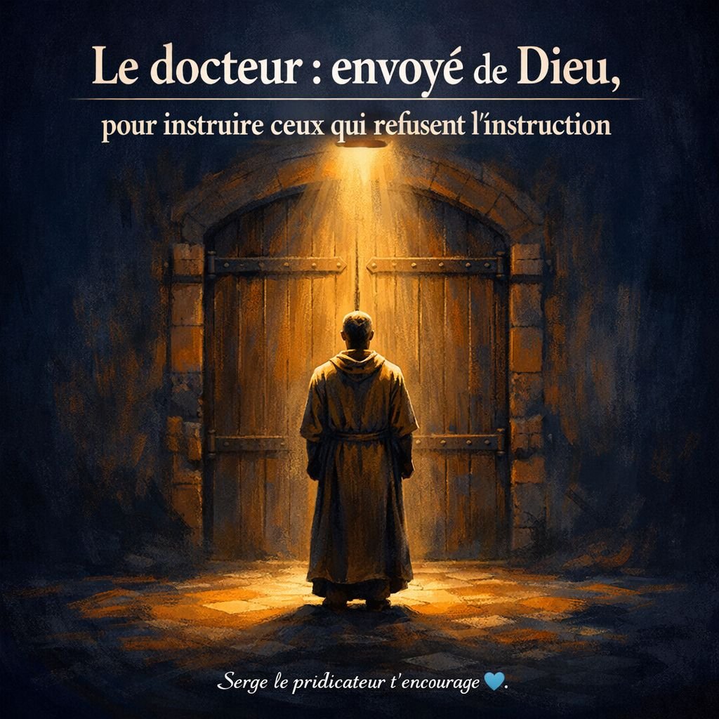 Le ministère de DOCTEUR : Envoyé de Dieu pour instruire ceux qui refusent L'INSTRUCTION